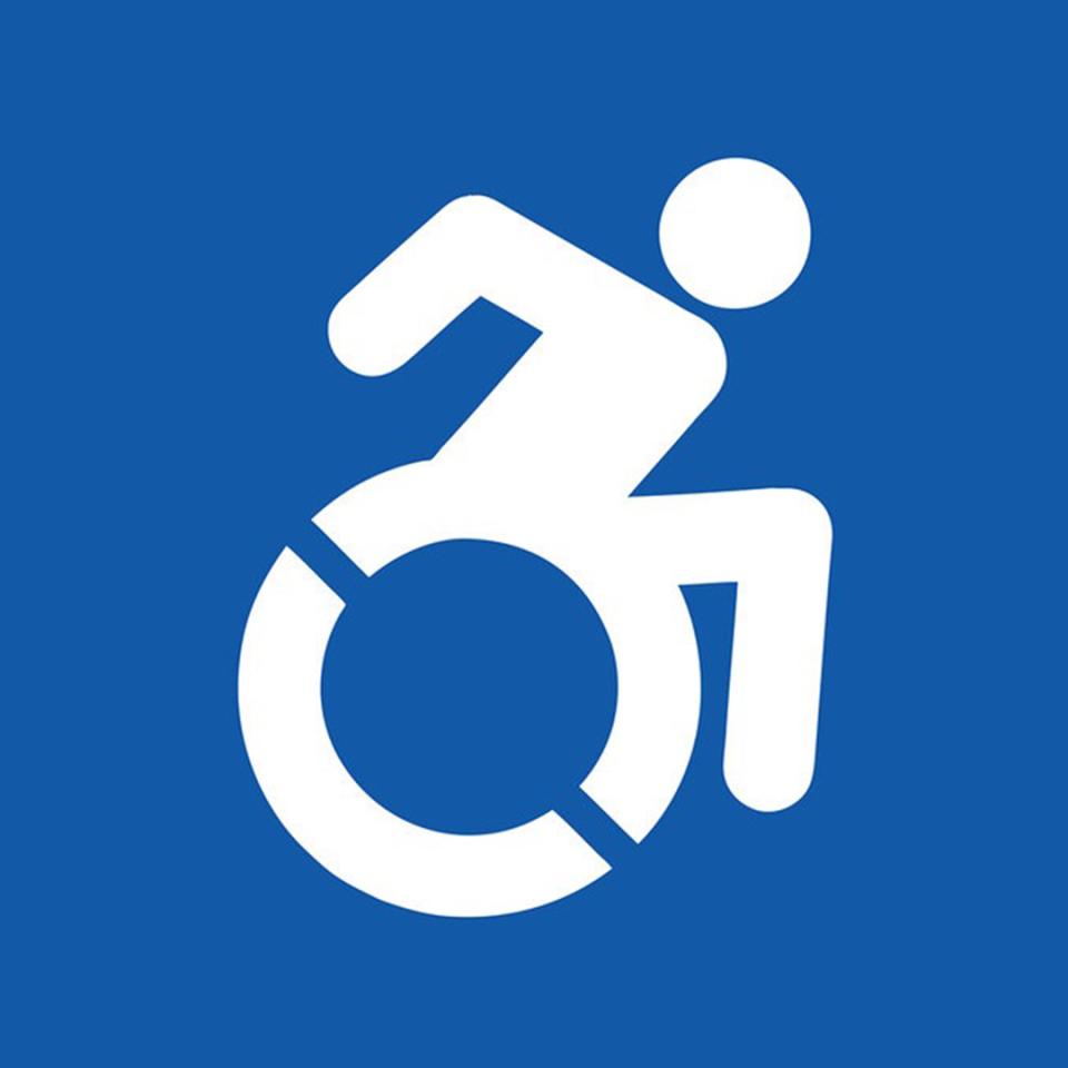 Icon of a person in a wheelchair